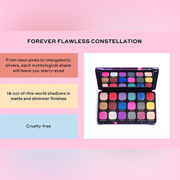 Makeup Revolution Forever Flawless Shadow Palette - Constellation New - Picture 3 of 10